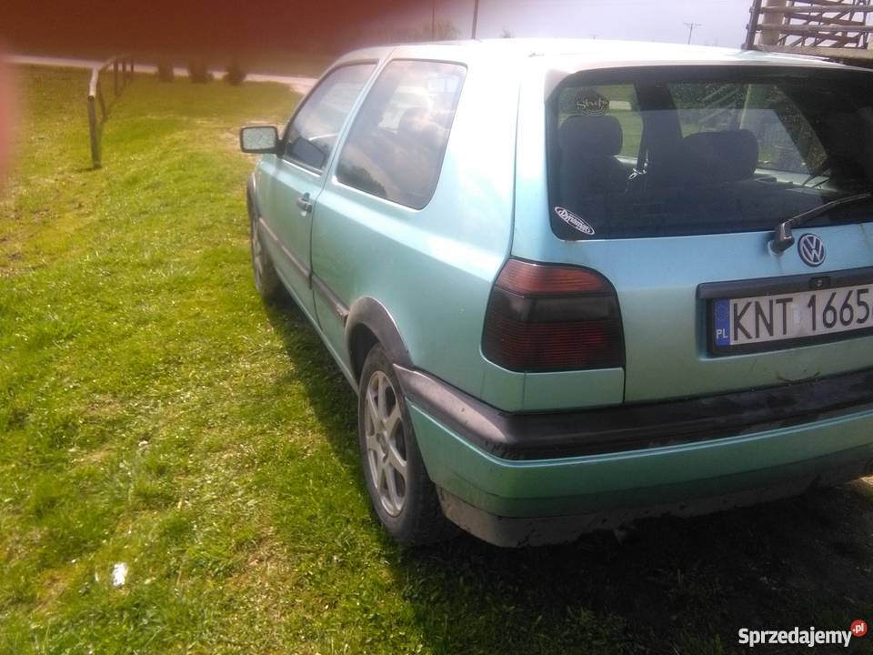 VW Golf 3 GT Uszkodzony Silnik DO UZGODNIENIA Rok produkcji 1992 Nowy Targ