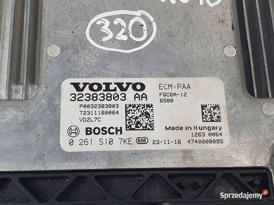 STEROWNIK SILNIKA Volvo XC40 2017 20 T komputer osobowe Chełm