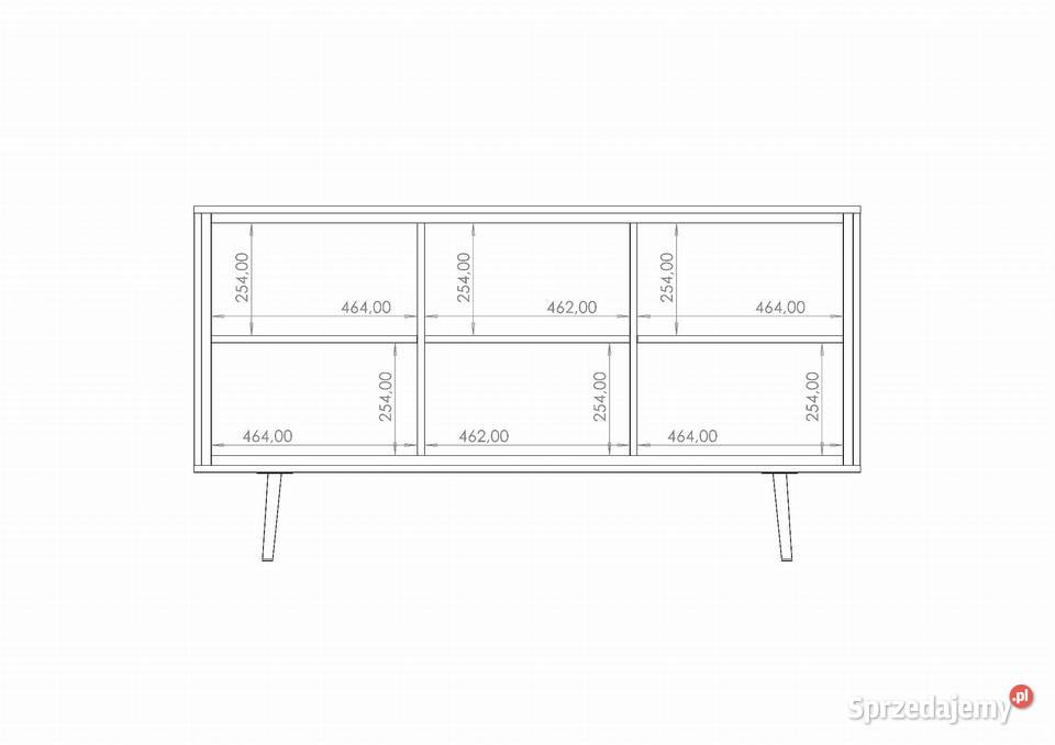 Komoda Tori 150 czarna kaszmir łódzkie Wieruszów