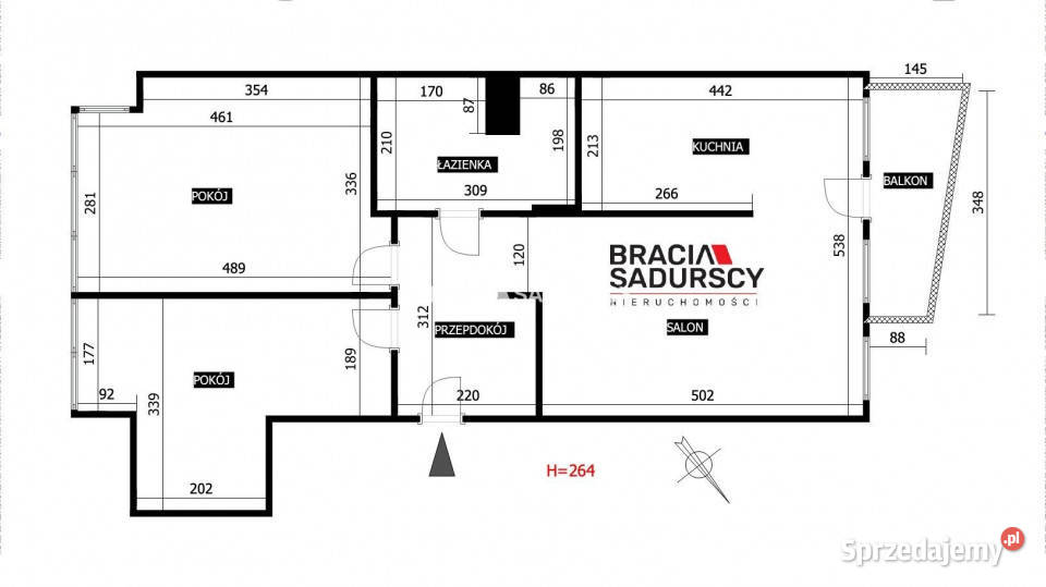 Mieszkanie 6566m 3 pokoje Kraków Kazimierza