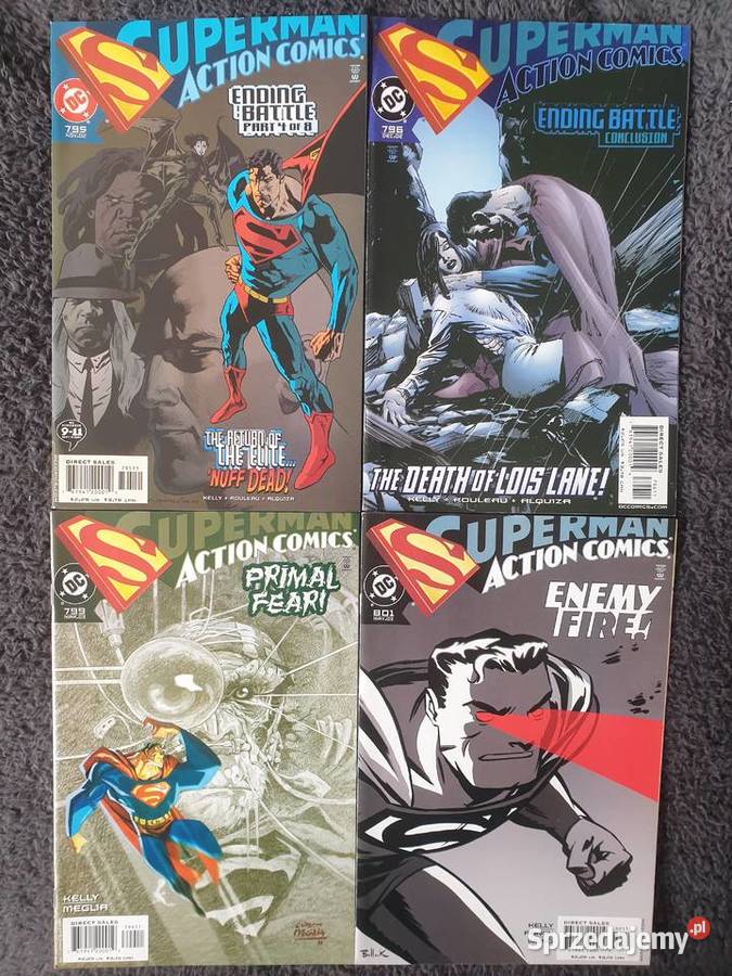 Superman Action Comics zestaw 24 komiksów DC USA pomorskie Gdynia