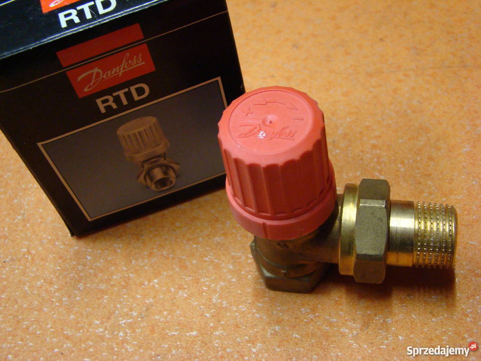 Zawor grzejnikowy katowy Danfoss RTD-N 1/2 cala 013L3203 Bielsko-Biala ...