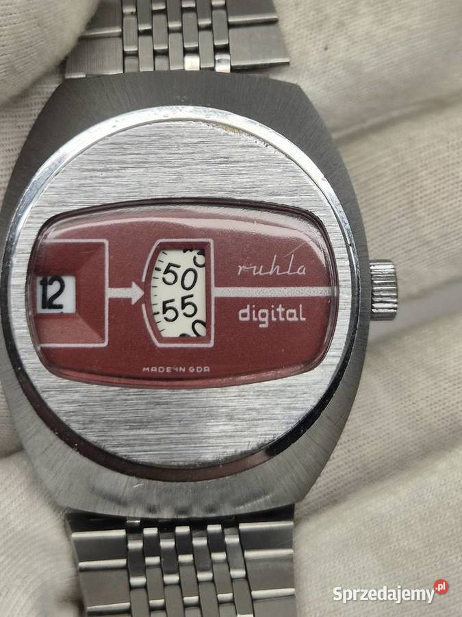 Mechaniczny zegarek Ruhla Digital Chorzów
