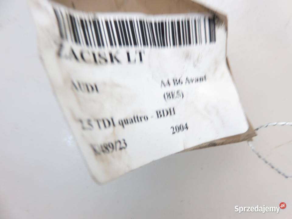 ZACISK LEWY TYŁ AUDI A4 B6 quattro Zaciski i jarzma