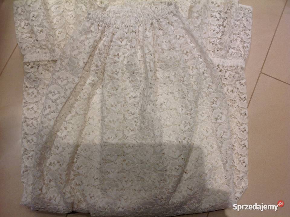 Firana Firanka Biała Koronka Falbana Nowa Sól sprzedam