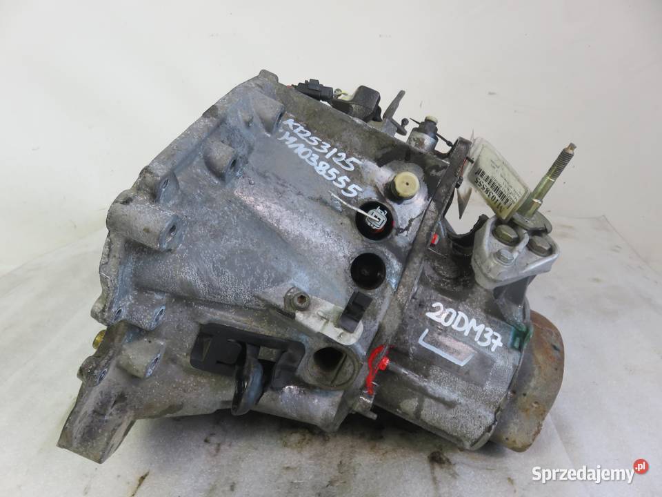 SKRZYNIA BIEGÓW PEUGEOT 307 20 16V 20DM37 Skrzynie biegów manualne
