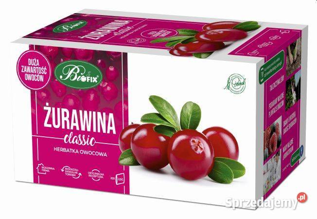 Herbata owocowa Bifix żurawina granat poziomka Stare Miasto