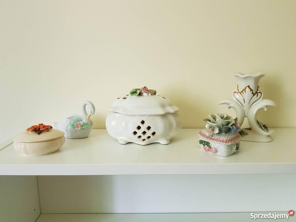 Kolekcjonerskie puzderka świecznik stare Warszawa sprzedam