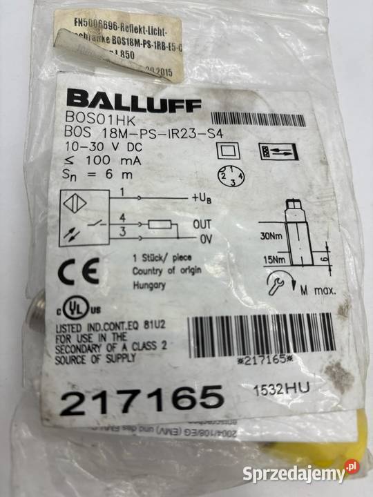 Balluff BOS01HK BOS 18MIR23S4 Warszawa