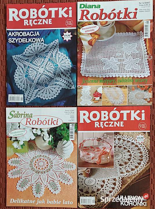 robótki szydełko czasopisma Pozostałe Bukowno sprzedam