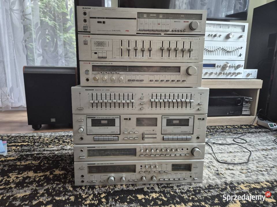 Wieża Radmor Diora Gramofony Dual komplet Toruń