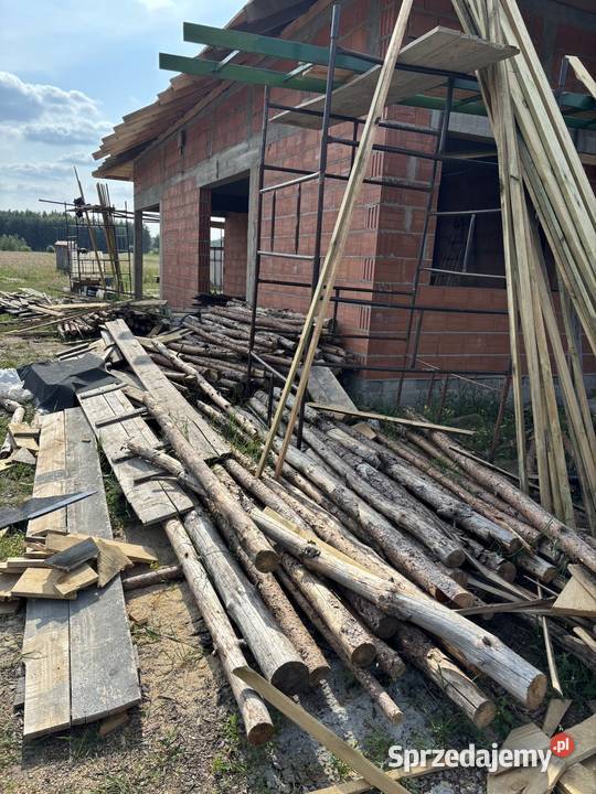 Stemple drewniane budowlane Drewno konstrukcyjne Idzikowice