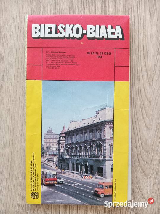 BielskoBiała Plan Miasta Mapa miękka Mapy i przewodniki