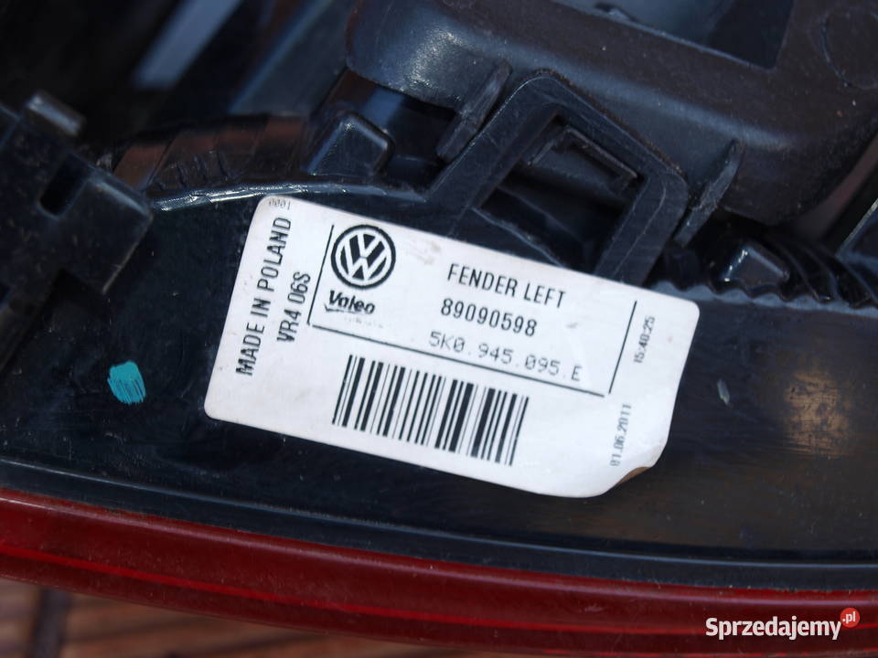 VW Golf VI 6 lampa lewa tył 3 5 drzwi 2008 2013r wielkopolskie Kalisz
