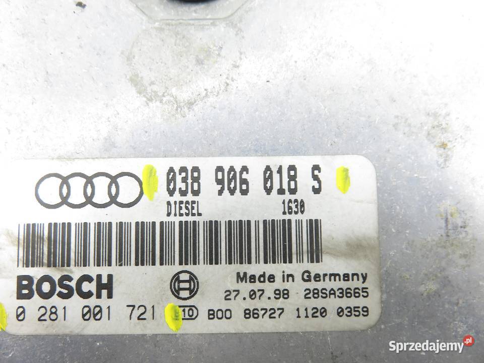 STEROWNIK AUDI A4 8D2 B5 19 TDI 110 AFN