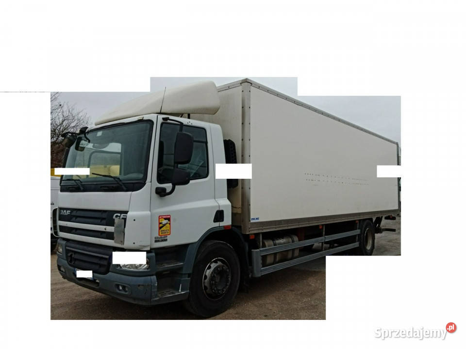 DAF CF 65300 Euro 5 kontener 21 pal winda klapa mazowieckie