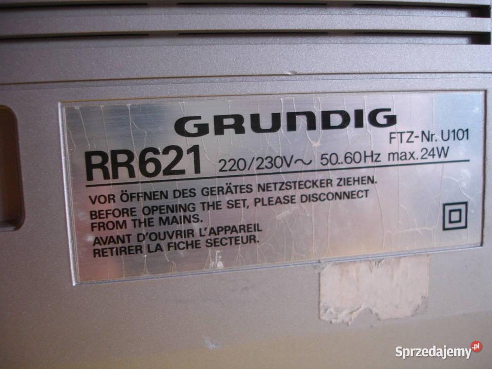 Radiomagnetofon GRUNDIG RR621 Elite Zielona Góra