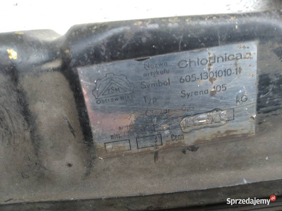 chłodnica syrena 105 oryginał mazowieckie Warszawa