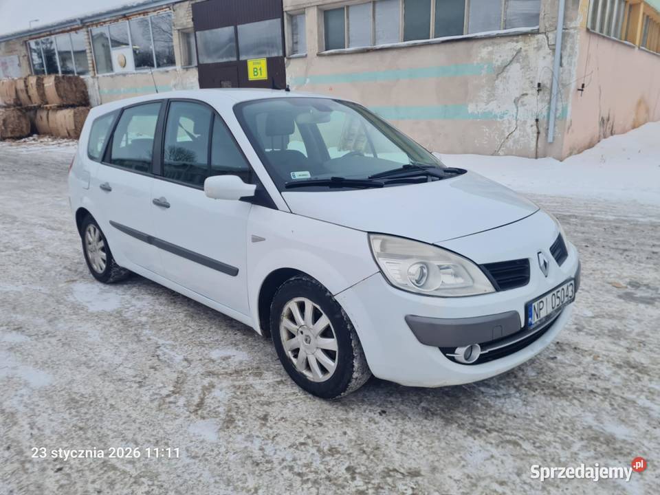 SCENIC 7 osobowy AUTOMAT 2008r podlaskie Grajewo sprzedam