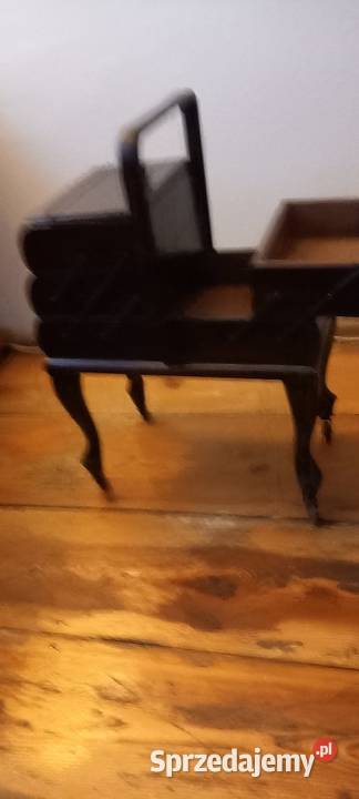 Drewniany rozkładany niciakprzybornik krawiecki łódzkie Skierniewice sprzedam