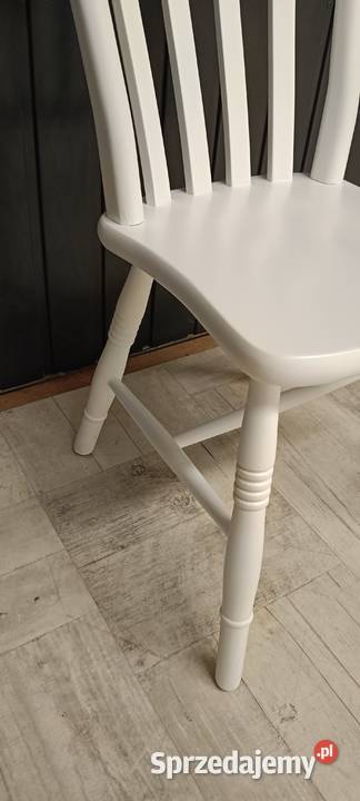 krzesło krzesła kuchenne do jadalni białe Radomsko