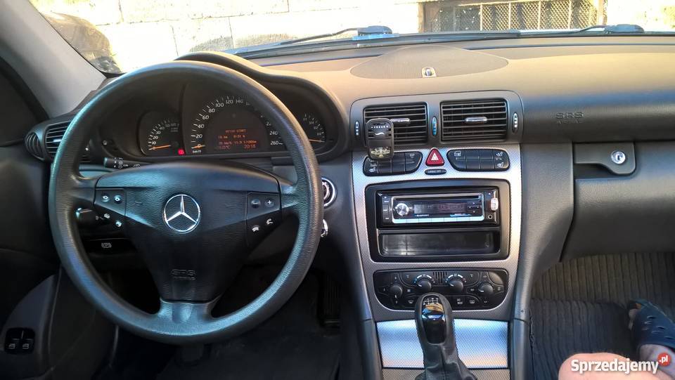 Mercedes c200 kompresor sport coupe lpg Panorama ESP Trzcianka