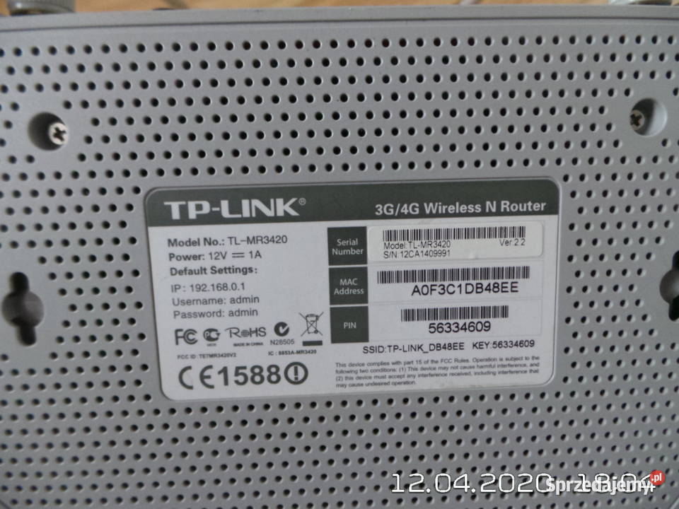 Router TPLINK TLMR3420 Elektronika Szprotawa
