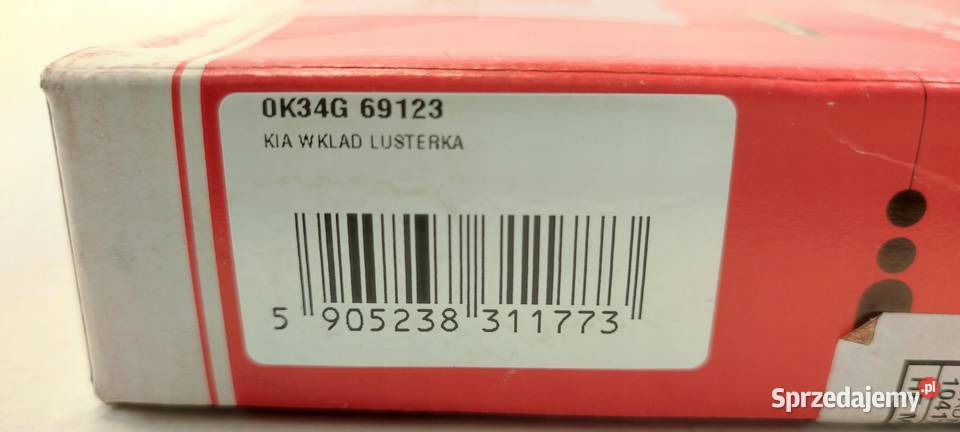 WKŁAD LUSTERKA PRAWEGO KIA RIO 20002005 NOWY lubelskie