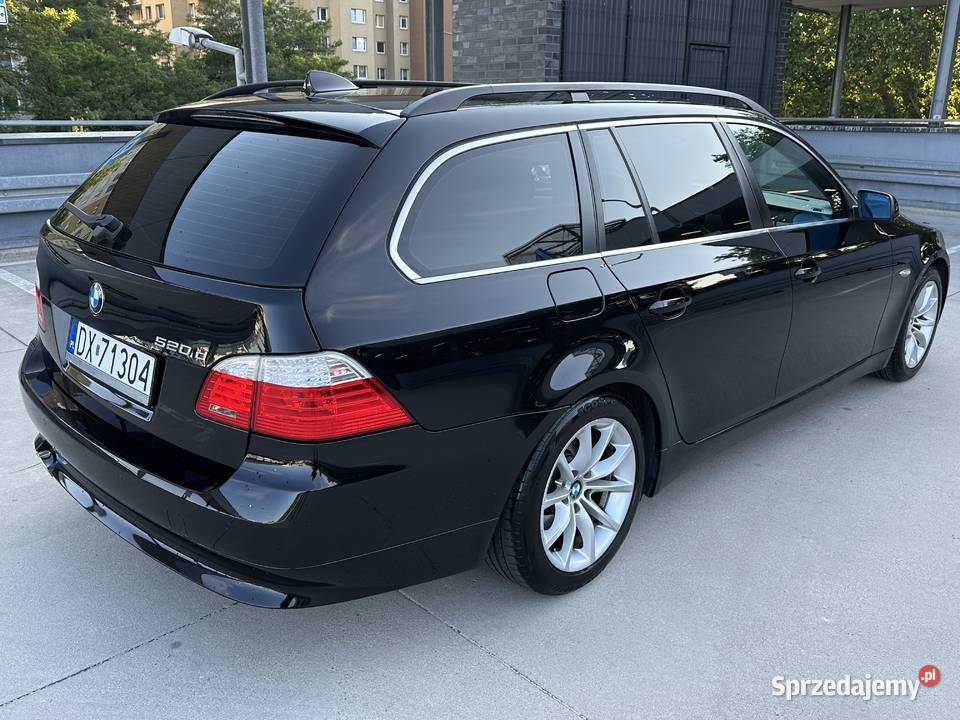 BMW Seria 5 E61 Lift 20D 177 2008r Mega stan Wrocław
