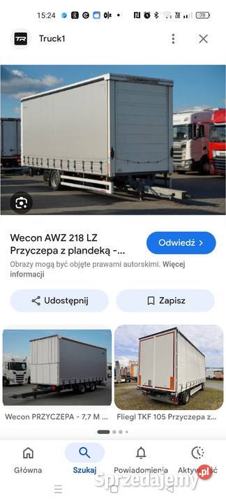 Zlecę transport przyczepy plandeki Rzędziszowice