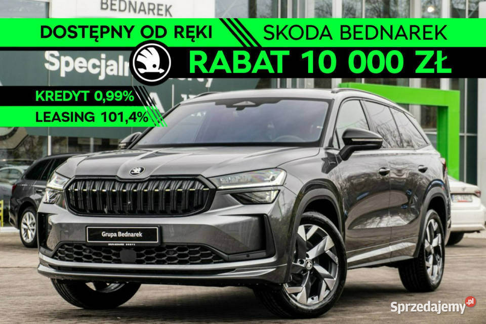 koda Kodiaq Sportline 20 TDI 193 DSG 4x4 czujnik parkowania łódzkie Łódź