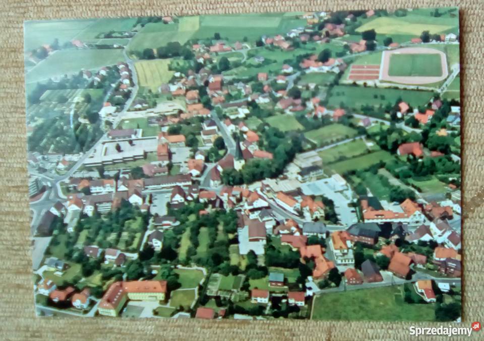 WIDOK Z LOTU PTAKA NA MIASTO RAHDEN Piszczac sprzedam