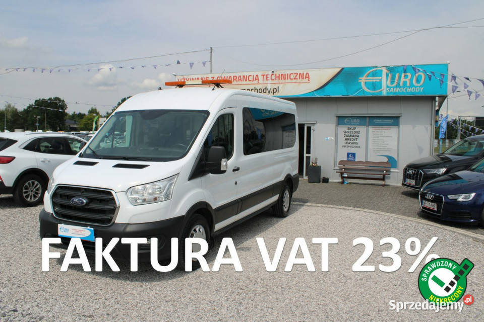 Ford Transit L3H2 Ambiente 9 osob Fvat Polski ASR (kontrola trakcji) Warszawa