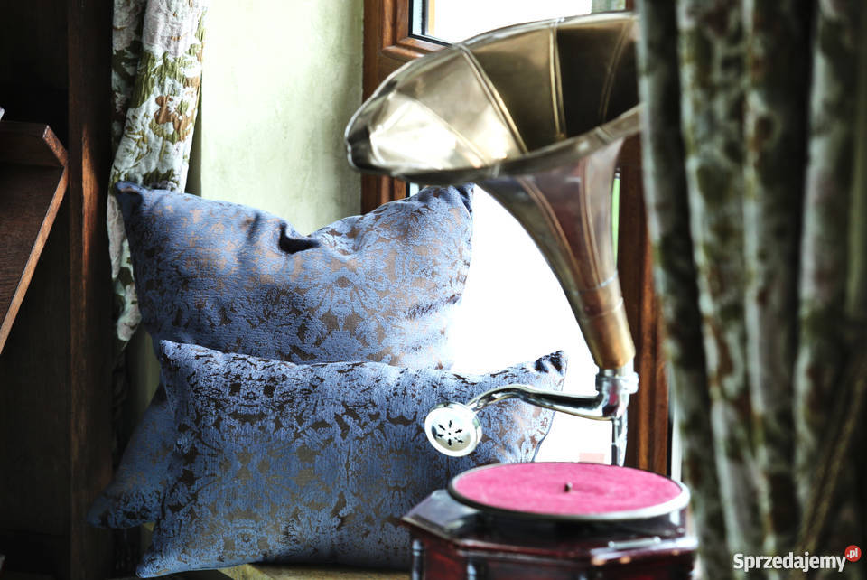 Poduszka dekoracyjna klasyczna granatowa inny kolor Poznań