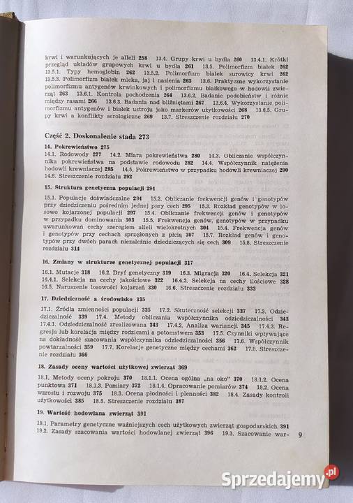GENETYKA ZWIERZĄT i METODY HODOWLANE Maciejowski Książki naukowe i popularnonaukowe Hajnówka