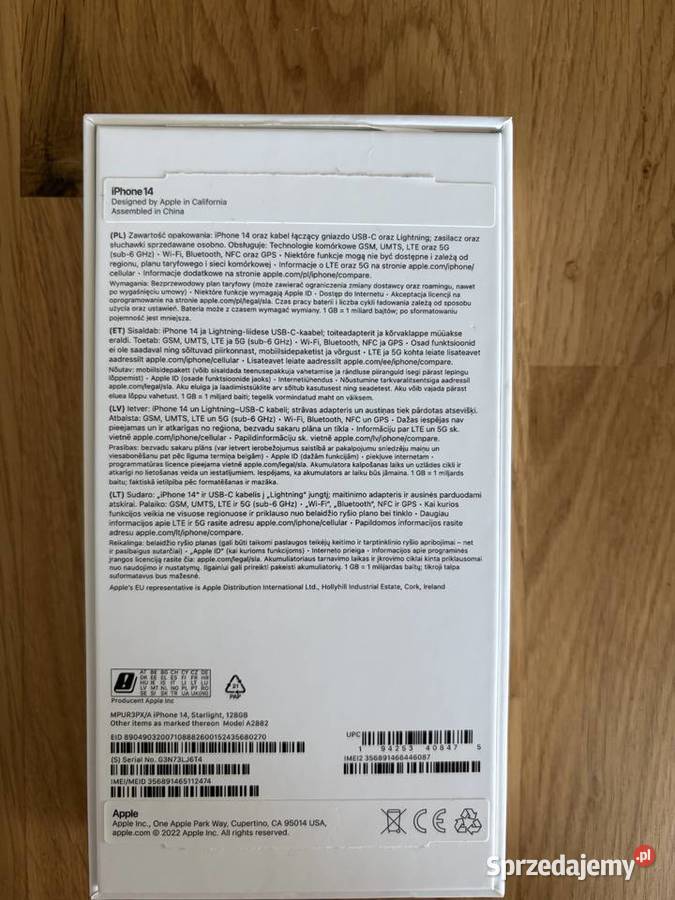 iPhone 14 Apple / iPhone sprzedam