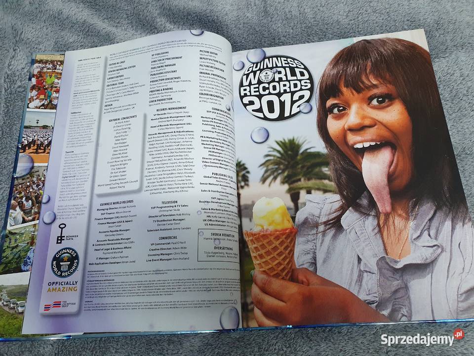 Guinness World Records 2012 język szwedzki Gdynia