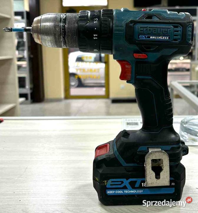 Wkrętarka Erbauer Ext Aku 40ah Wiertarki i wkrętarki