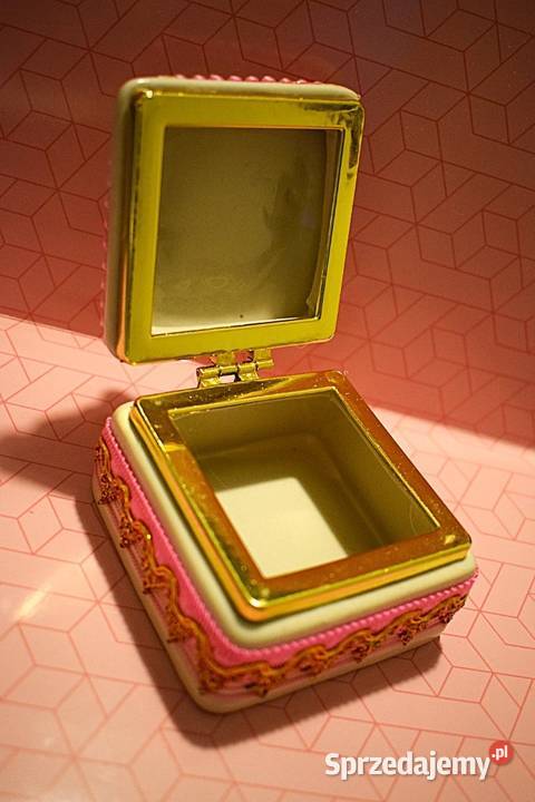 Ceramiczna szkatułka na drobiazgi nowa