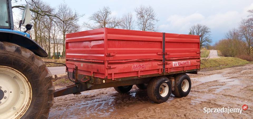 Tuhti M90 Przyczepa Wywrotka 9000 Przyczepy rolnicze podlaskie Szołtany