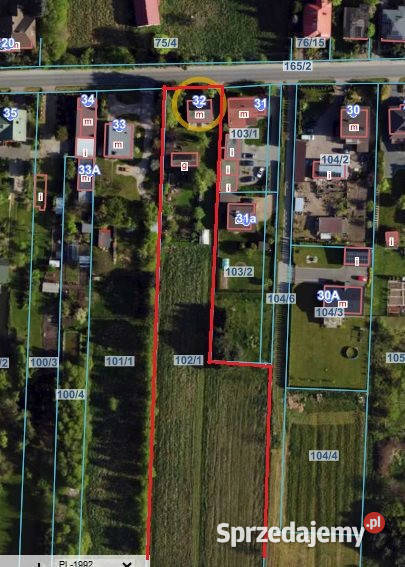 Dom wolnostojący 80m2 Janiszewice 14233m2