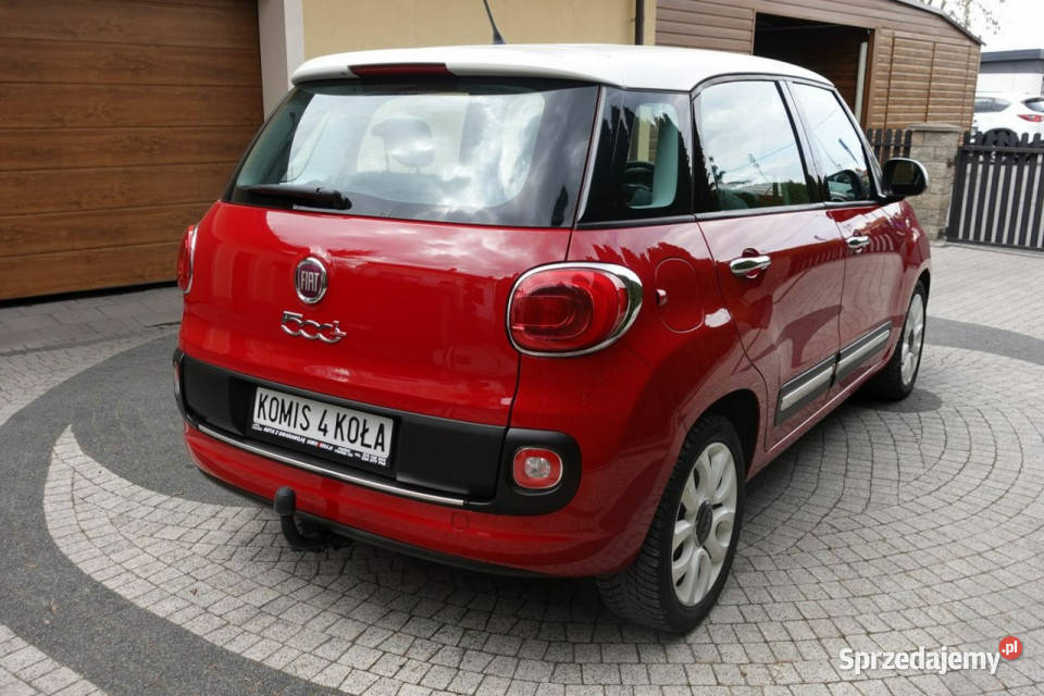 Fiat 500L Świetny Stan 16 6 Bieg GWARANCJA Zakup czerwony Płońsk