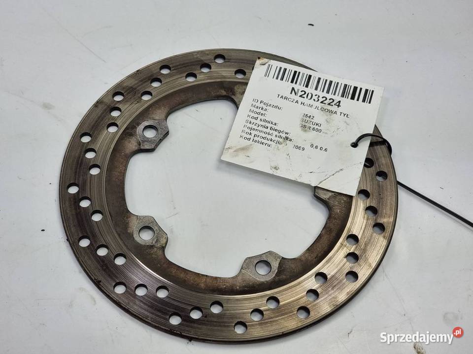 TARCZA HAMULCOWA TYŁ SUZUKI GSR 600 Lipno