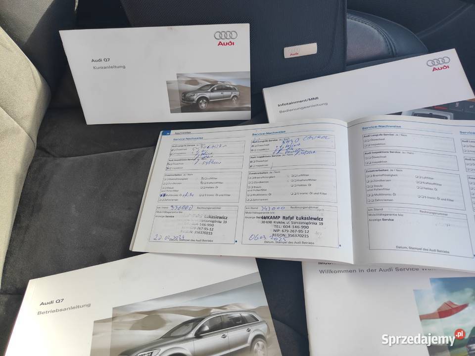 Audi Q7 I 30 TDI DPF clean diesel Quattro Q7 Kraków sprzedam