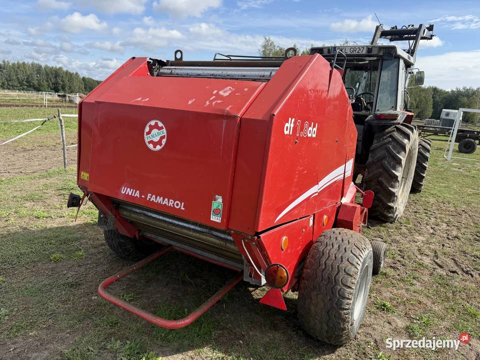 Prasa rolująca UNIA FAMAROL DF 18 DD prasa Dzikowiec sprzedam