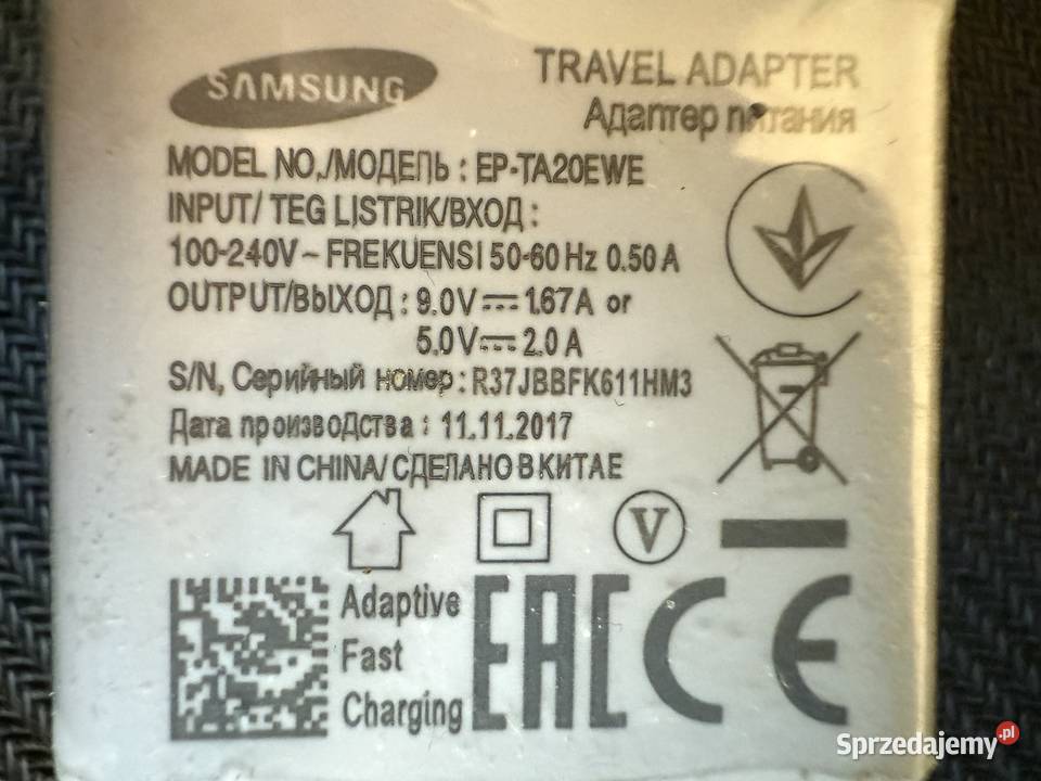 ładowarka usb Samsung 9v 5v Warszawa
