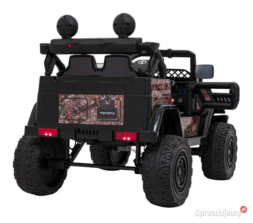 Toyota FJ Cruiser dzieci Czarna terenówka Łopuszno