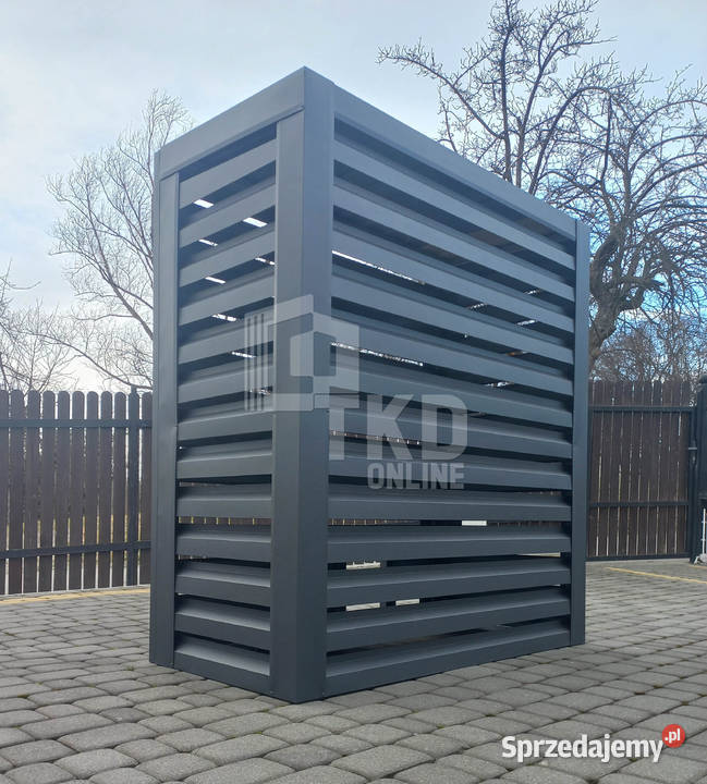 Osłona pompy ciepła 110x50x150 antracyt TKD195