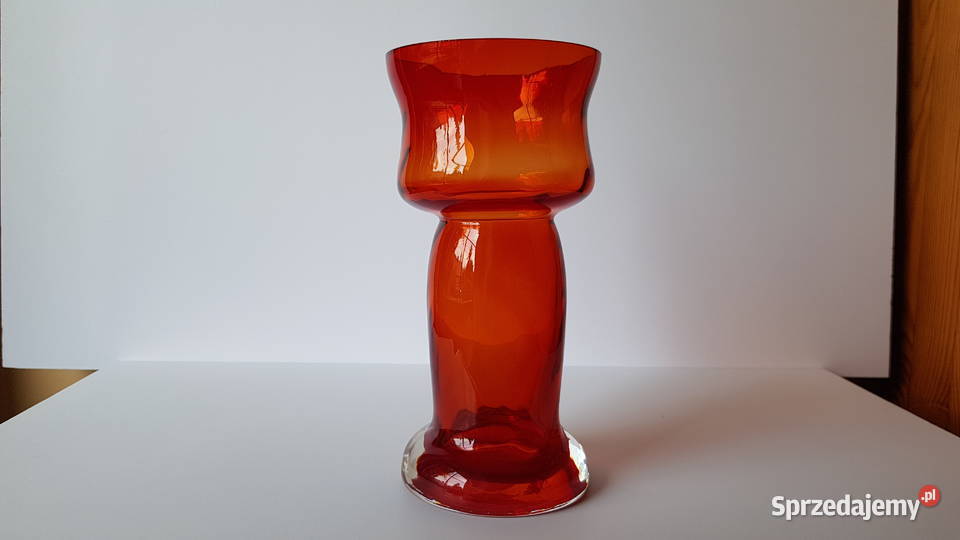 Kanelowany wazon Ząbkowice Staszic kolorowe Dąbrowa Górnicza