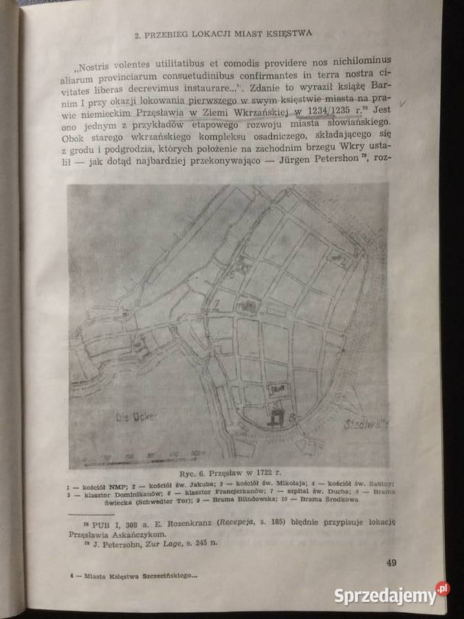 186 Miasta Księstwa Szczecińskiego Do Połowy zachodniopomorskie Szczecin